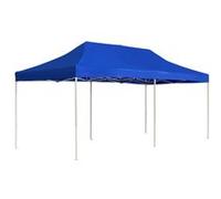 vidaXL Tente de Réception Pliable Pavillon de Jardin Chapiteau de Jardin Tonnelle Pare-soleil Imperméable Protection contre UV Extérieur 6x3 m Bleu