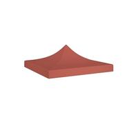 vidaXL Partytentdak 270 g/mÂ² 3x3 m terracotta315324