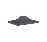 Vidaxl Toit De Tente De Réception 4,5x3 M Anthracite 270 G/M² Gris