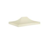vidaXL Toit de Tente de réception 4,5x3 m Crème 270 g/m²