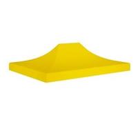 vidaXL Partytentdak 270 g/mÂ² 4,5x3 m geel315374 G