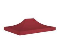 vidaXL Partytentdak 270 g/mÂ² 4x3 m bordeauxrood315357 G