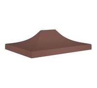 Toit de Tente de Réception 3x3 m Beige 270 g/m² Remplacement Pavillon vidaXL