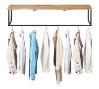 vidaXL Patère à bord naturel 100x35x22 cm Bois d'acacia massif