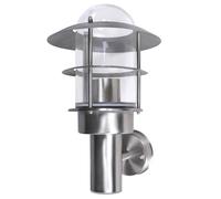 vidaXL Patio LED Applique murale Lampe en acier inoxydable Lampe d'extérieur