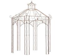 vidaXL Pavillon de jardin Marron antique 3 m Fer 45438