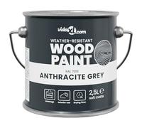 vidaXL Peinture extérieure pour bois - Revêtement robuste et résistant aux intempéries pour votre jardin, votre terrasse et vos clôtures en bois