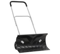 vidaXL Pelle à neige avec poignée extensible noir 66 cm lame en acier