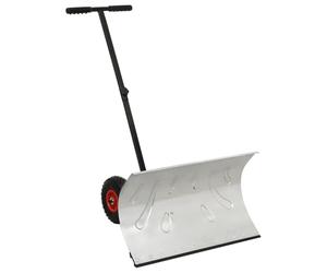 vidaXL Pelle à Neige avec Roues Poussoir Jardin Terrasse Amovible Durable