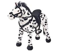 vidaXL Peluche Cheval Debout XXL Jouet en Peluche Doudou