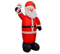 vidaXL Père Noël Gonflable 120 cm Lumières LED Décoration Fête Maison Jardin 242359