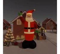 vidaXL Père Noël gonflable avec LED 820 cm