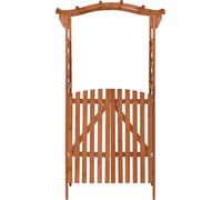 vidaXL Pergola avec portail 116x40x204 cm Sapin massif