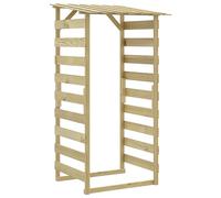 vidaXL Pergola avec toit 318380 Bois de pin imprégné 100x90x200 cm Beige