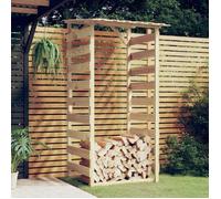 vidaXL Pergola avec toit 318380 Bois de pin imprégné 100x90x200 cm Beige