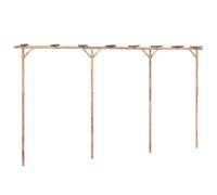 vidaXL Pergola Bambou 385x40x205 cm, tonnelle de Jardin, Support de Plantes, jardinière de pergola de Jardin, tonnelle de Patio, pergola de Jardin