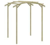 Vidaxl Pergola De Jardin 180x197x210 Cm Bois De Pin Imprégné
