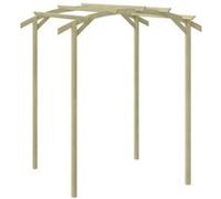 vidaXL Pergola de jardin 180x197x210 cm Bois de pin imprégné Beige G