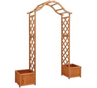 Pergola de jardin avec jardinière Bois pin massif