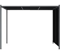 vidaXL Pergola de jardin avec toit escamotable 3x3 m Anthracite