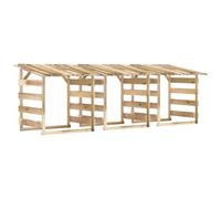 Vidaxl Pergolas Avec Toits 3 Pcs 100x90x100 Cm Bois De Pin Imprégné