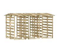 Vidaxl Pergolas Avec Toits 6 Pcs 100x90x200 Cm Bois De Pin Imprégné