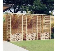 vidaXL Pergola's met dak 3 st 100x90x200 cm geÃ¯mpregneerd grenenhout3096649 Bois G