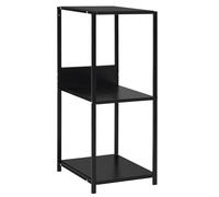 vidaXL Petite bibliothèque noire 33,5x39,6x79,7 cm Bois composite