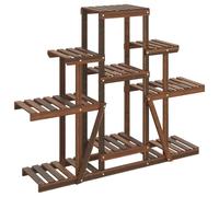 vidaXL Pied à fleurs 110x25x96 cm bois massif sapin