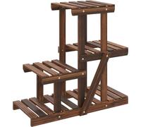 vidaXL Pied à fleurs 58x25x51 cm bois massif sapin