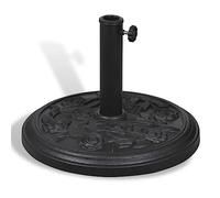 vidaXL Socle de parasol rond Résine