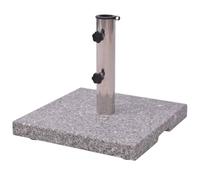 vidaXL Socle de parasol en granite 20 kg