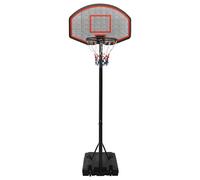 Support De Basket-Ball Noir 237-307 Cm Polyéthylène Vidaxl Vidaxl Noir
