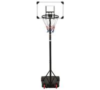 vidaXL Pied de basketball Transparent 216-250 cm Polycarbonate