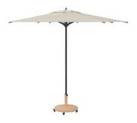 vidaXL Pied de Parasol 24.8 kg Bois Clair Rond Réglable