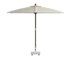 vidaXL Pied de parasol 25 kg Gris Granite Rectangulaire | Facile à bouger quand tu veux, S'adapte à différents poteaux, Super surface en granit qui en jette