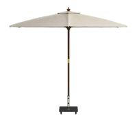 vidaXL Pied de Parasol 30 kg Noir Granite Carré