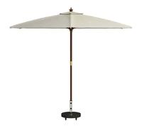 Base de parasol en granit - vidaXL - Noir - 45x45x45 cm - 30 kg - Roulable - Granite et acier inoxydable