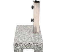 vidaXL Pied de parasol Granit Rectangulaire 25 kg