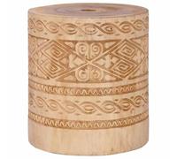 vidaXL Pied de parasol Naturel Ø34 x 40 cm Bois Massif