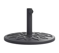 vidaXL Pied de parasol pour mât Ø38/48 mm 12 kg Rond