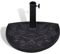 vidaXL Pied de parasol semi-circulaire Pied de parasol