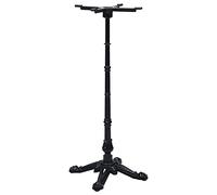 vidaXL Pied de Table de Bistro Noir 52x52x108 cm Fonte, Pied de Table, Pied de Table de Bar, Pied de Table de Remplacement, Pieds de Table