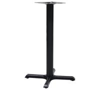 vidaXL Pied de table de bistro 325429, noir 56x56x72 cm, fonte