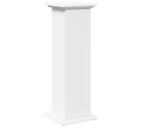 vidaXL Piédestal avec rangement 31x30x90 cm Bois d'ingénierie Blanc