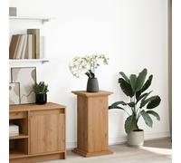 Vidaxl Piédestal Avec Rangement Chêne Artisanal Bois D'ingénierie