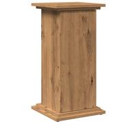 vidaXL Piédestal avec rangement chêne artisanal en bois d'ingénierie 854624