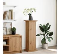 Vidaxl Piédestal Avec Rangement Chêne Artisanal Bois D'ingénierie