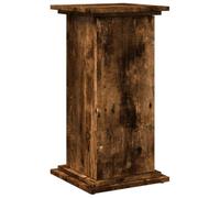 vidaXL Piédestal avec rangement chêne fumé 31x30x60 cm bois ingénierie
