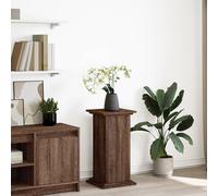 Vidaxl Piédestal Avec Rangement Chêne Marron Bois D'ingénierie
